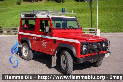 Land Rover Defender 90
Vigili del Fuoco
Unione distrettuale di Mezzolombardo
Corpo Volontario di Andalo (TN)
VF J18 TN
Parole chiave: Land_Rover Defender_90 VFJ18TN