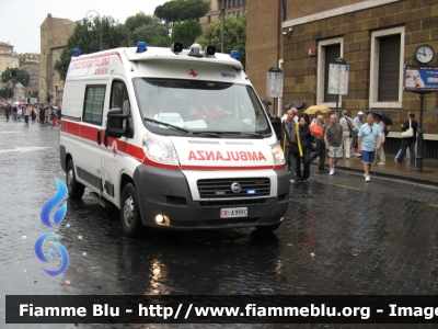 Fiat Ducato X250
Croce Rossa Italiana
Comitato Provinciale di Roma
allestimento Odone
CRI A999C
Parole chiave: Fiat Ducato_X250 Ambulanza CRIA999C