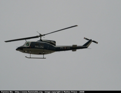 Agusta-Bell AB212
Polizia di Stato
Servizio Aereo
PS43
Parole chiave: ab212 PS43