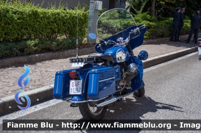 Moto Guzzi V7 700 cc
Guardia di Finanza
Motocicletta storica
Mezzo utilizzato per la scorta dei convogli della Banca D'Italia
GdiF 11267

243° Anniversario della Fondazione
Parole chiave: Moto Guzzi_V7_700_cc GdiF11267 festa_corpo_2017