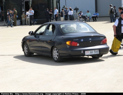 Hyundai Elantra
Aeronautica Militare
AM AK388
Comaer
- 
veicolo utilizzato dai cc
durante l'Open Day 2008
Parole chiave: Hyundai elantra amak388