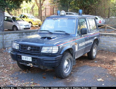 Hyundai Galloper 2.5 TDI
Polizia Provinciale Roma
Parole chiave: Lazio (RM) Polizia_locale Polizia_Provinciale_Roma Hyundai Galloper