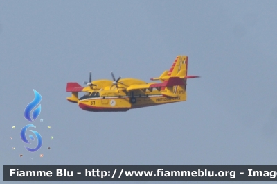 Bombardier Aerospace CL-415 Canadair
Dipartimento della Protezione Civile 
DPC 31 I-DPCR
Parole chiave: Bombardier-Aerospace CL-415_Canadair DPC31