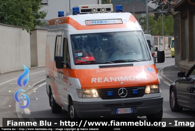 Mercedes-Benz Sprinter I serie
Croce Bianca San Candido (BZ)
Weisses Kreuz Innichen
Allestita Ambulanz Mobile
WK 709
PC ZS 017
*Dismessa*
Parole chiave: Trentino_alto_adige Mercedes-Benz Sprinter_Iserie Ambulanza PCZS017