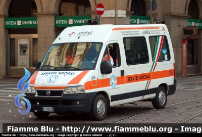 Fiat Ducato III serie
Pubblica Assistenza Croce Bianca Orbassano TO
Parole chiave: Piemonte (TO) Servizi_sociali ANPAS_2011 Fiat Ducato_IIIserie