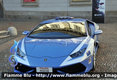 Lamborghini Huracán LP 610-4 
Polizia di Stato
Polizia Stradale
POLIZIA M2658
70° Polizia Stradale
