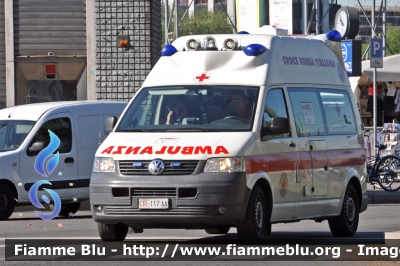 Volkswagen Transporter T5
Croce Rossa Italiana 
Comitato Locale Asso - Triangolo Lariano CO
CRI 117AA
Parole chiave: Lombardia (CO) Ambulanza Volkswagen Transporter_T5 CRI117AA