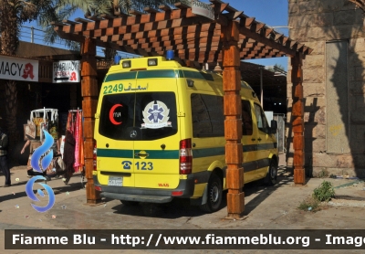 Mercedes-Benz Sprinter III serie restyle
جمهوريّة مصر العربيّة - Egitto
Egyptian Ambulance Authority - Ministry of Health
