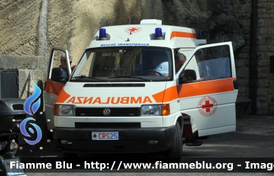 Volkwagen Transporter T4
Repubblica San Marino
 Croce Rossa 
 CRS 25
Parole chiave: Ambulanza Volkwagen Transporter_T4