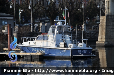 Motovedetta
Polizia di Stato
 Verbania Lago Maggiore
PS 485
