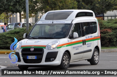 Fiat Doblò III serie
Pubbliche Assistenze Riunite Empoli FI
 Allestita Focaccia
 M 54
Parole chiave: Toscana (FI) Servizi_sociali Fiat Doblò_IIIserie Reas_2015