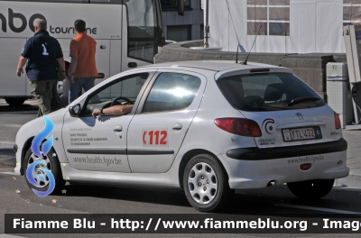 Peugeot 206
Koninkrijk België - Royaume de Belgique - Königreich Belgien - Belgio
 Service Public Fédéral Santé Publique 
Incoronazione del nuovo Re Philippe 21/07/2013
Parole chiave: Peugeot 206