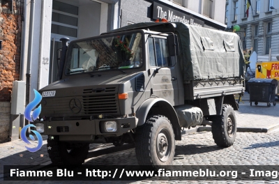 Mercedes-Benz Unimog U1350L
Koninkrijk België - Royaume de Belgique - Königreich Belgien - Belgio
La Defence - Defecie - Armata Belga
Incoronazione del nuovo Re Philippe 21/07/2013
Parole chiave: Mercedes-Benz Unimog_U1350L