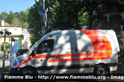 Mercedes-Benz Sprinter III serie
Österreich - Austria
Osterreichisches Rote Kreuz
Croce Rossa Austriaca
Salzburg - Salisburgo
Parole chiave: Mercedes-Benz Sprinter_IIIserie Ambulanza