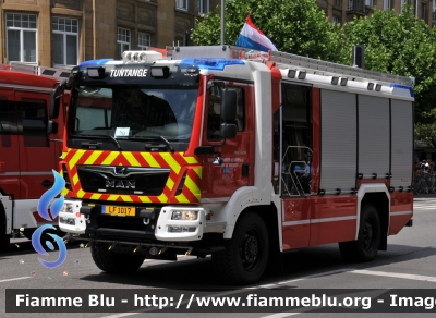 Man TGM 13.290 4x4 III serie
Grand-Duché de Luxembourg - Großherzogtum Luxemburg - Grousherzogdem Lëtzebuerg - Lussemburgo
Service Incendie Tuntange 
Allestimento Rosenbauer
Parole chiave: Man TGM_13.290_4x4_IIIserie