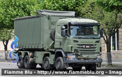 Scania G480 8x8 II serie
Grand-Duché de Luxembourg - Großherzogtum Luxemburg - Grousherzogdem Lëtzebuerg - Lussemburgo
Esercito del Lussemburgo - Lëtzebuerger Arméi 
Parole chiave: Scania G480_8x8_IIserie