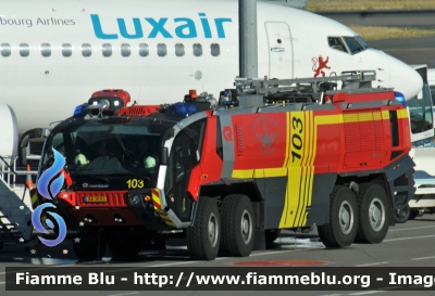 Rosenbauer Panther 8x8 III serie
Grand-Duché de Luxembourg - Großherzogtum Luxemburg - Grousherzogdem Lëtzebuerg - Lussemburgo 
SIS - Service d'Incendie et Sauvetage Luxembourg Airport
103
Parole chiave: Rosenbauer Panther_8x8_IIIserie