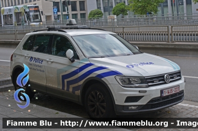 Volkswagen Touran 
Koninkrijk België - Royaume de Belgique - Königreich Belgien - Belgio
Police Locale Evere Schaerbeek Saint Josse Ten Noode
