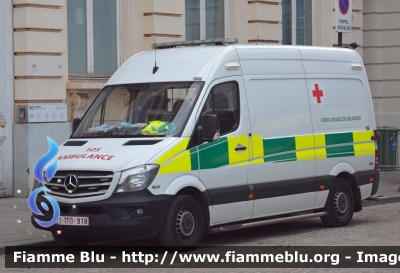 Mercedes-Benz Sprinter III serie restyle
Koninkrijk België - Royaume de Belgique - Königreich Belgien - Belgio
Croix Rouge de Belgique - Belgische Rode Kruis
Parole chiave: Ambulance Ambulanza