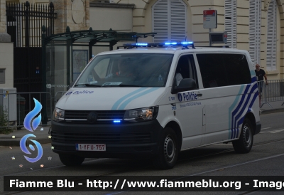 Volkswagen Transporter T6
Koninkrijk België - Royaume de Belgique - Königreich Belgien - Belgio
Police Locale Bruxelles Capitale Ixelles - Brussel Hoofdstad Elsene
