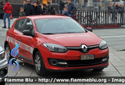 Renault Megane III serie 
Vigili del Fuoco
Comando Provinciale di Milano
Autovetture acquistate nell'ambito di Expo2015
Allestita Focaccia
VF 27367
