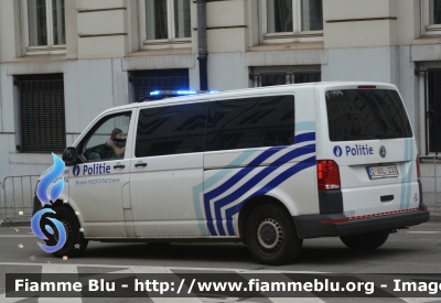 Volkswagen Transporter T6
Koninkrijk België - Royaume de Belgique - Königreich Belgien - Belgio
Police Locale Bruxelles Capitale Ixelles - Brussel Hoofdstad Elsene
