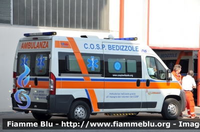 Peugeot Boxer III serie
C.O.S.P. Bedizziole - Centro Operativo Soccorso Pubblico Bedizzole BS
M 11
Parole chiave: Lombardia (BS) Ambulanza Peugeot Boxer_IIIserie Reas_2012