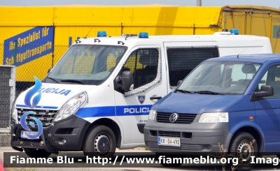 Renault Master IV serie
Republika Slovenija - Repubblica Slovena
 Policija - Polizia
Parole chiave: Renault Master_IVserie