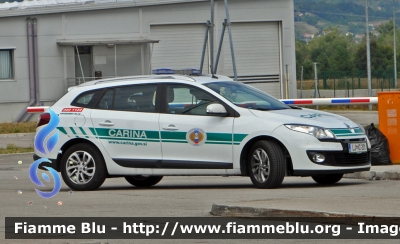 Renault Scenic 
Republika Slovenija - Repubblica Slovena
 Carina - Dogana 
