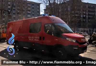 Iveco Daily VI serie 
Vigili del Fuoco
Comando Provinciale di Milano - Via Messina
Nucleo N.B.C.R.
Allestimento Magirus
VF 27374
