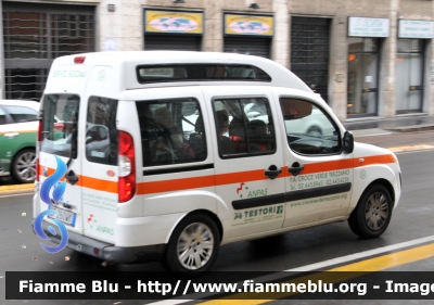 Fiat Doblò II serie
Croce Verde Trezzano S/N MI
 M 34
Parole chiave: Lombardia (MI) Servizi_sociali Fiat Doblò_IIserie