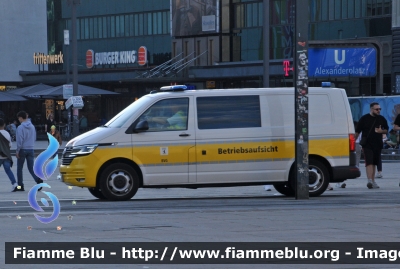 Volkswagen Transporter T6
Bundesrepublik Deutschland - Germania
Betriebsaufsicht Berlin Verkehrsbetriebe (BVG) - Azienda Trasporti Pubblici Berlino
