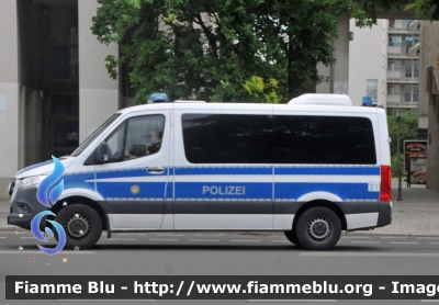 Mercedes-Benz Sprinter III serie restyle
Bundesrepublik Deutschland - Germania
Landespolizei Freie Stadt Berlin-
Polizia territoriale Città di Berlino
