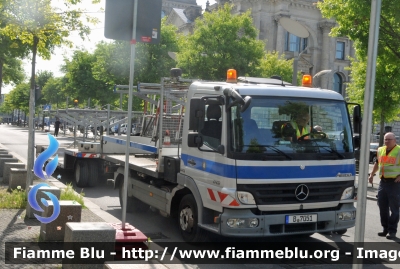 Mercedes-Benz Atego III serie
Bundesrepublik Deutschland - Germania
Landespolizei Freie Stadt Berlin-
Polizia territoriale Città di Berlino
