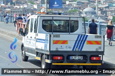 Ford Transit VIII serie
Türkiye Cumhuriyeti - Turchia
İstanbul Büyükşehir Zabita - Polizia locale Area Metropolitana Istambul
