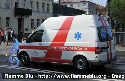 Volkswagen Transporter T5 
Lietuvos Respublika - Repubblica di Lituania
 Greitoji Medicinos Pagalba - Servizio Ambulanze Pubblico
Parole chiave: Volkswagen Transporter_T5 Ambulanza