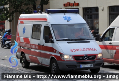 Mercedes-Benz Sprinter II Serie
Lietuvos Respublika - Repubblica di Lituania
 Greitoji Medicinos Pagalba - Servizio Ambulanze Pubblico
Parole chiave: Mercedes-Benz Sprinter_IISerie Ambulanza