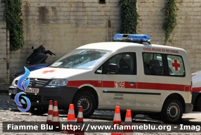 Volkswagen Caddy
Koninkrijk België - Royaume de Belgique - Königreich Belgien - Belgio
Croix Rouge de Belgique - Belgische Rode Kruis 
