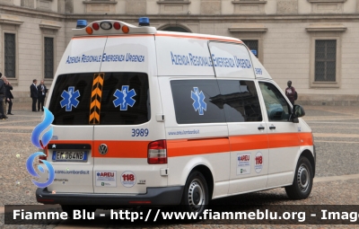 Volkswagen Transporter T5 Restyle
AREU 118
 Regione Lombardia
 3989
Allestito MAF
Parole chiave: Lombardia Volkswagen Transporter_T5_Restyle Ambulanza