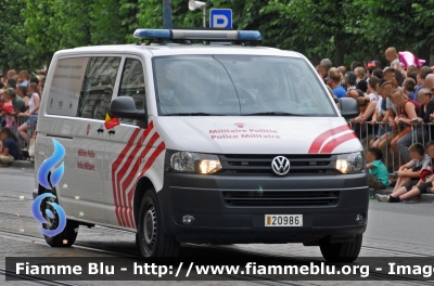 Volkswagen Transporter T6
Koninkrijk België - Royaume de Belgique - Königreich Belgien - Belgio
Groupe Police Militaire - Groep Militaire Politie
