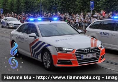 Audi A5
Koninkrijk België - Royaume de Belgique - Königreich Belgien - Belgio
Police Fédérale
Wegpolitie - Polizia Stradale
