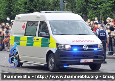 Volkswagen Transporter T6
Koninkrijk België - Royaume de Belgique - Königreich Belgien - Belgio
Croix Rouge de Belgique - Belgische Rode Kruis 
Parole chiave: Ambulanza Ambulance Volkswagen Transporter T6