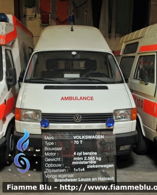 Volkswagen Transporter T4
Koninkrijk België - Royaume de Belgique - Königreich Belgien - Belgio
Brandweermuseum Aalst
