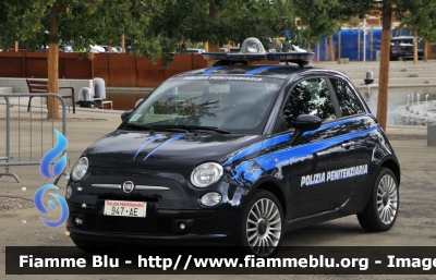 Fiat Nuova 500 1.3 MTJ 16V
Polizia Penitenziaria
 POLIZIA PENITENZIARIA 947AE
