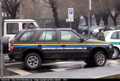 Opel Frontera I serie 
Protezione Civile Comunale Cassano d'Adda MI
Parole chiave: PC Comunale Cassano d&#039;Adda (MI) Lombardia Fuoristrada Opel Frontera I serie