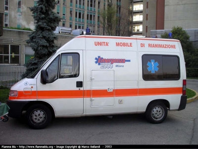 Fiat Ducato II serie  
Emergenza 2000 Milano
M 4
Parole chiave: Lombardia (MI) Fiat Ducato_IIserie  Ambulanza