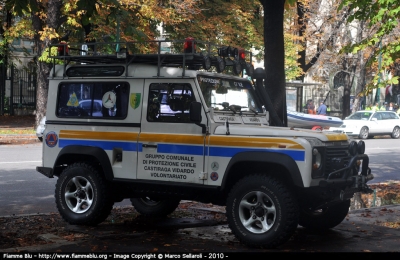 Land Rover Defender 90
PC Comunale Castiraga Vidardo LO
Parole chiave: Lombardia (LO) Land Rover_Dedender_90 Protezione_Civile Settimana_Protezione_Civile_Milano_2010