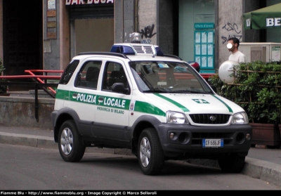 Daihatsu Terios I serie
Polizia Locale
Provincia di Milano
Parole chiave: Daihatsu Terios_Iserie PP_Milano