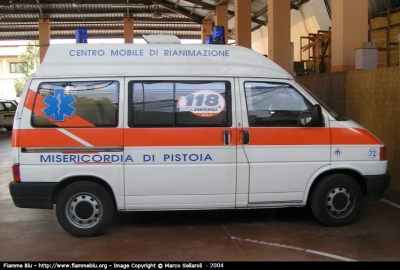 Vokswagen Transporter T4
Misericordia di Pistoia
Parole chiave: Toscana PT Ambulanza