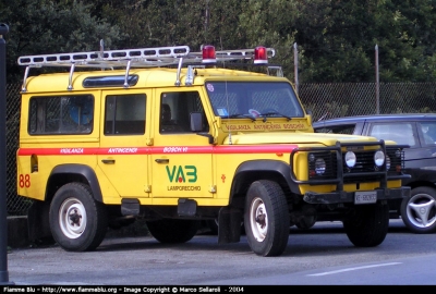 Land Rover Defender 110
Viagilanza Antincendi Boschivi 
sezione Lamporecchio PT
Parole chiave: Toscana (PT) Land_Rover_Defender_90 AIB VAB